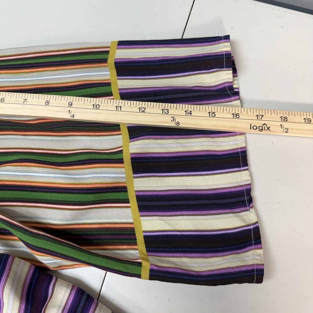 Anthropologie Conditions Apply Womens One Size Duster Kimono Stripe Multi-color - Picture 9 of 10